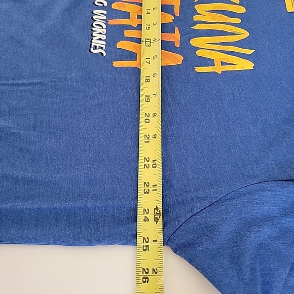 Disney The Lion King T Shirt Musical Hakuna Matata Size 2XL Blue XXL NWT - Picture 7 of 8